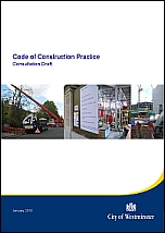 WCC Code of Construction Practice Cover