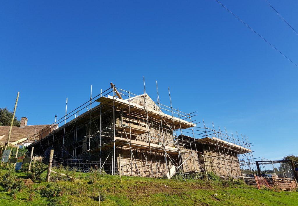 Falcon Structural Repairs Limited were appointed as an approved specialist installer on the Landmark Trust project at Llwyn Celyn in Cwmyoy.